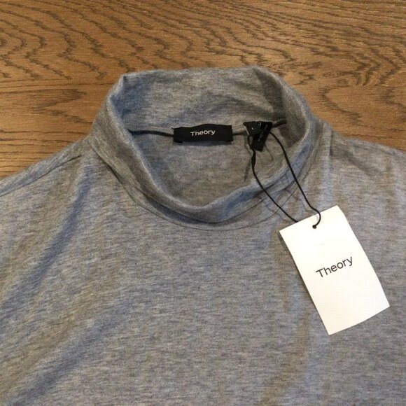 New! Theory Air cashmere Turtleneck Sz L - Picture 5 of 7